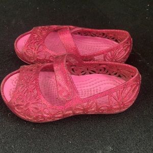 Toddler girls’ Crocs  “Isabella” jelly sandals